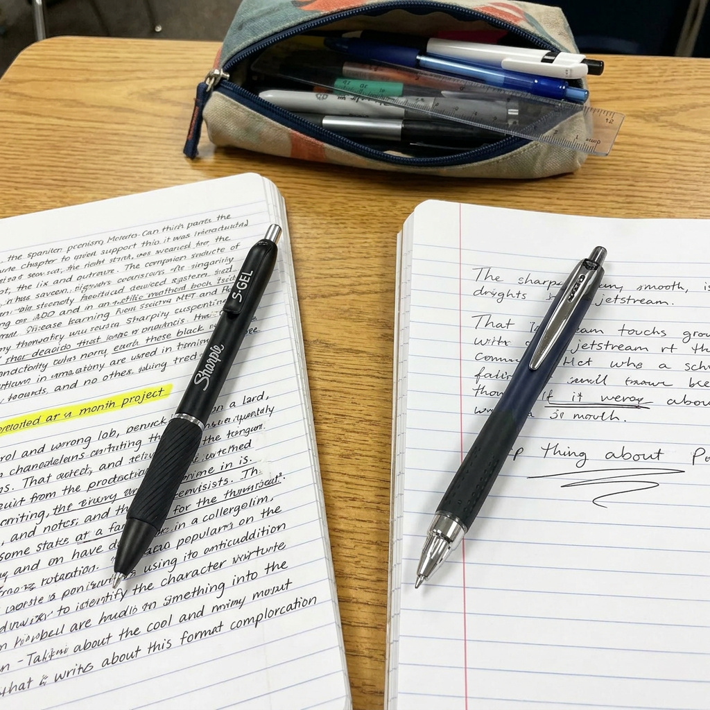 Liquid gel pen vs ballpoint: three choices that matter more than