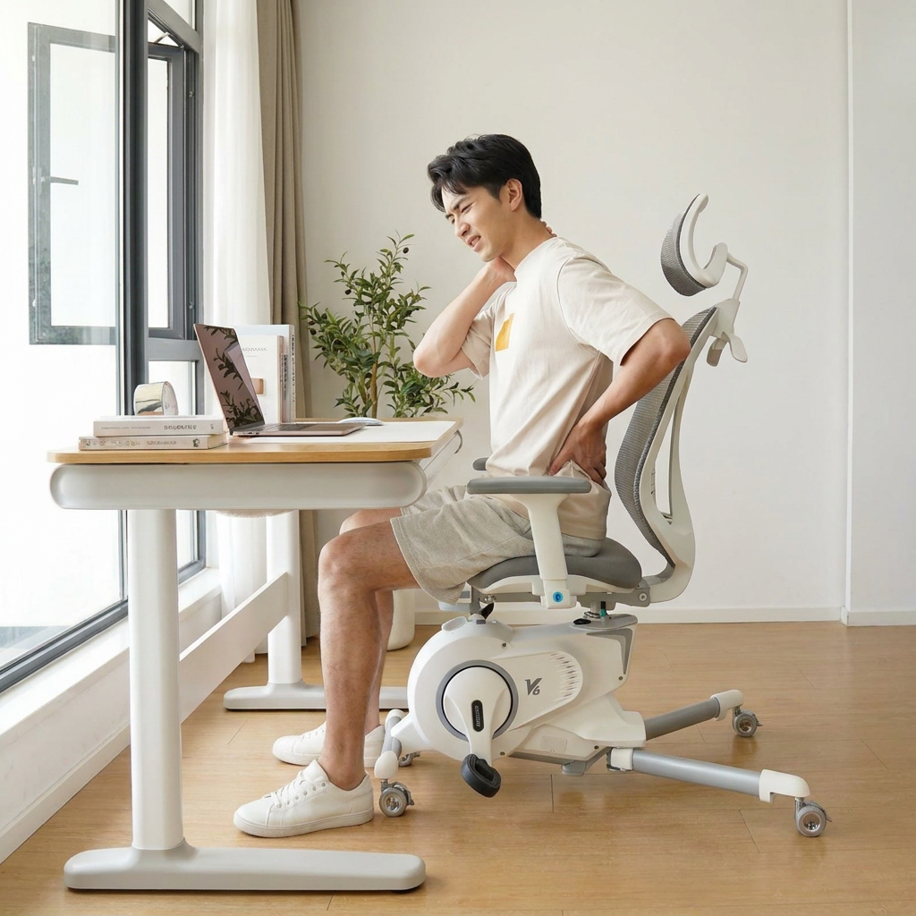 Where a desk chair for studying starts to feel wrong: pain-pattern clues